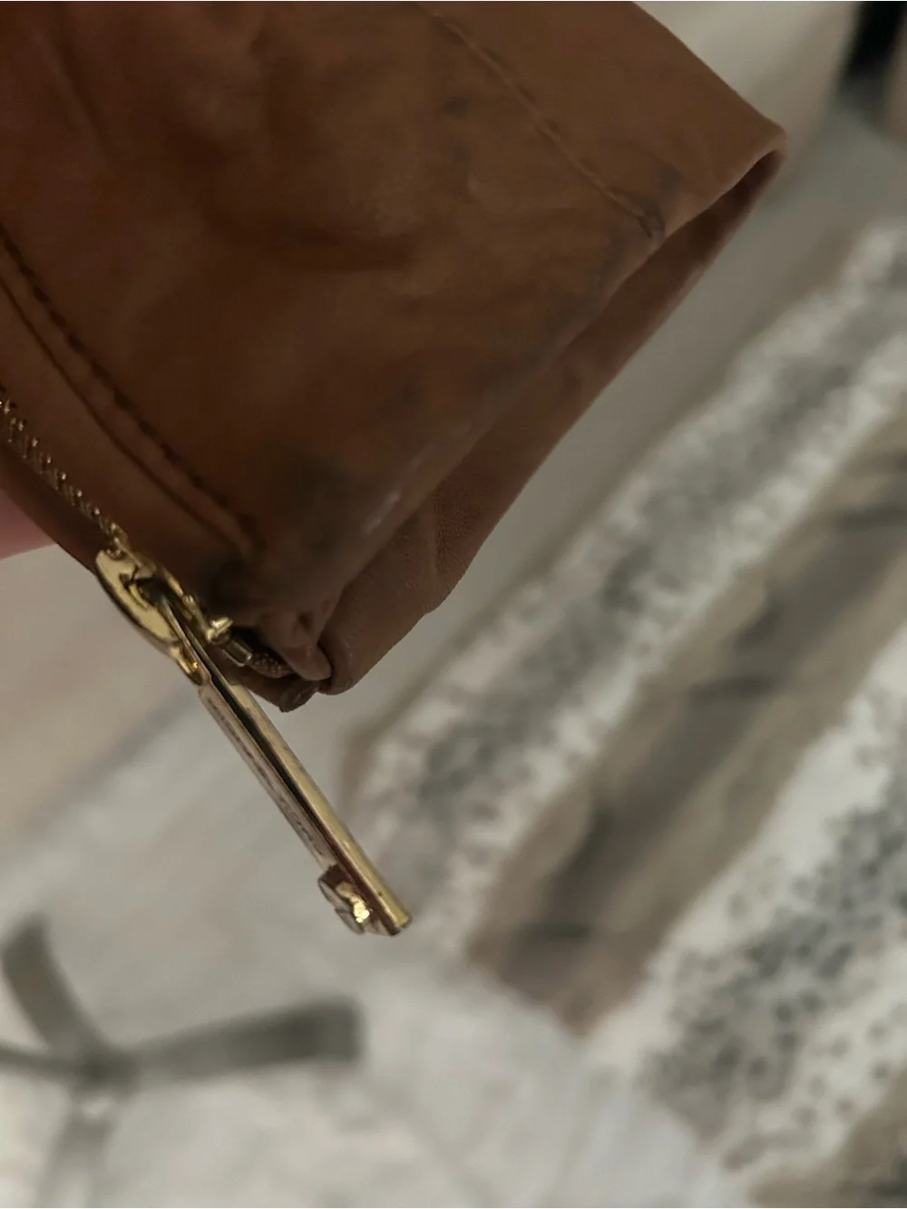 Michael Kors Buttery Leather Moto Jacket